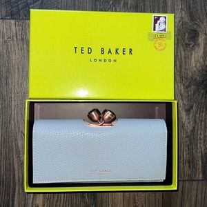 NWT Ted Baker Textured Grey Bobble Matinee Wallet